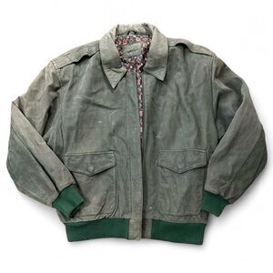 Men's Green Leather Jacket